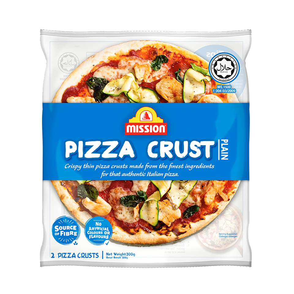 Mission Plain Pizza Base 10" 2pk
