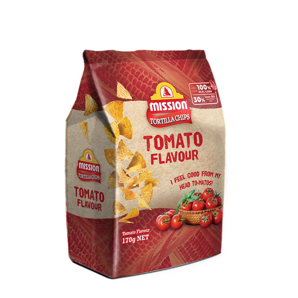 Mission Tomato Flavoured Tortilla Chips 170g
