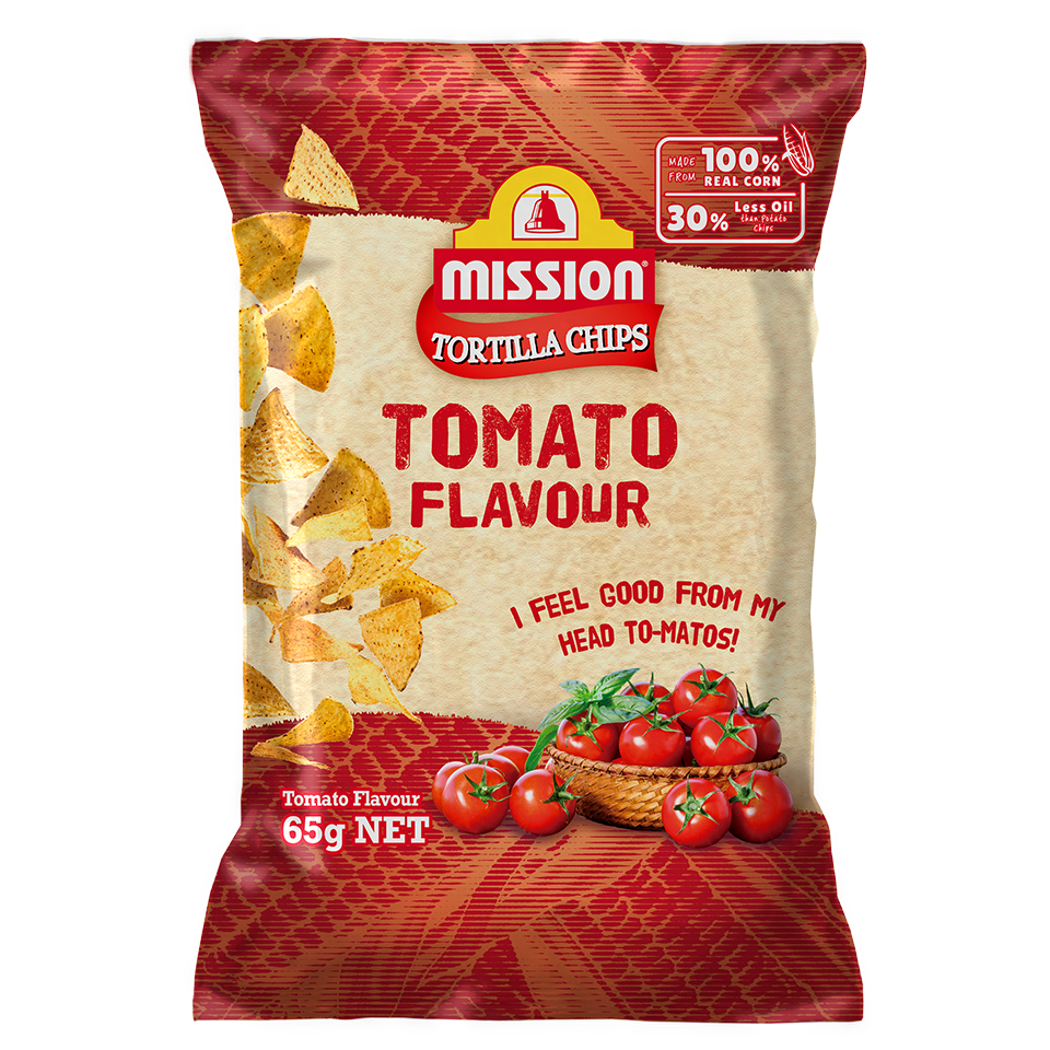 Mission Tomato Flavoured Tortilla Chips 65g