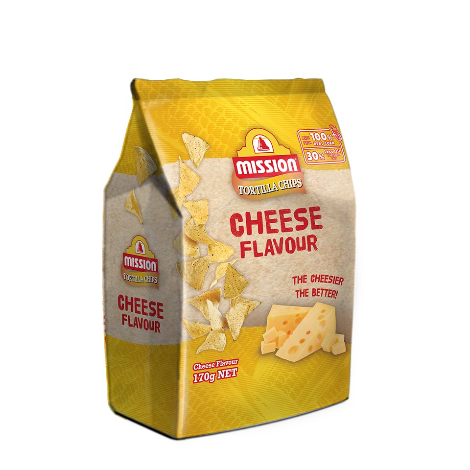 Mission Cheese Flavoured Tortilla Chips 170g