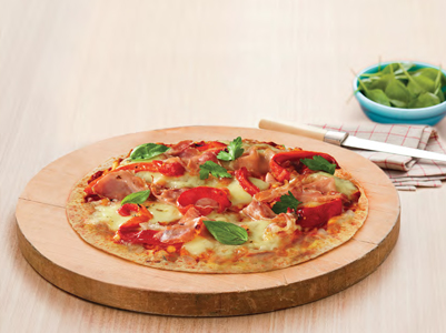 Red Capsicum & Pancetta Pizza