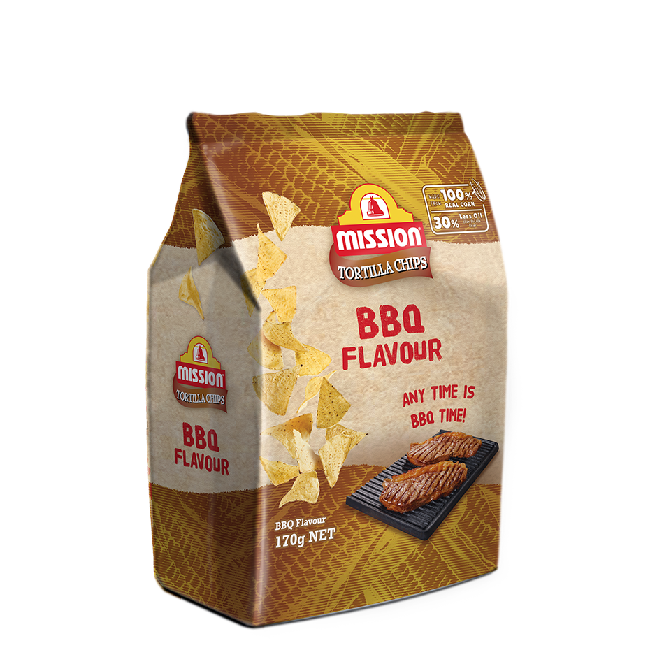 Mission BBQ Flavoured Tortilla Chips 170g