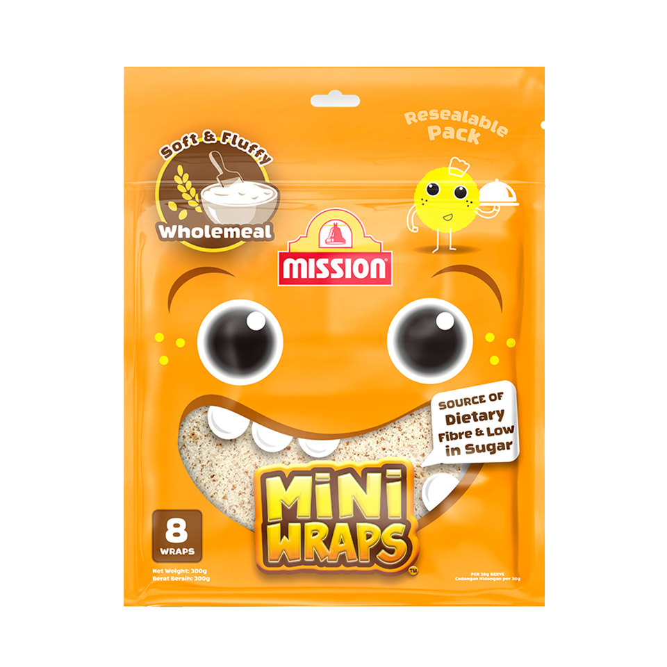 Mission Wholemeal Mini Wraps 5.75” 8ct